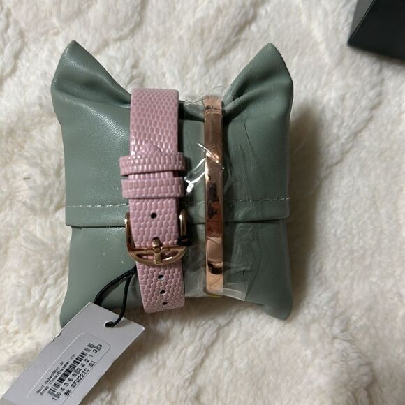 Ted Baker Phylipa Pink Rose Gold Hearts & Stars Watch & Bracelet Gift Set